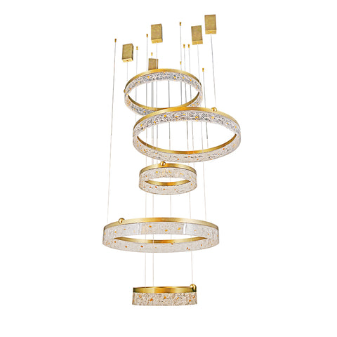 Ring Combination Art Chandelier